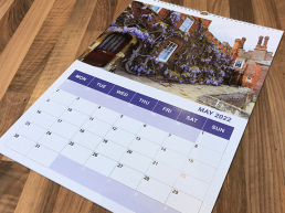 printed personalised calendar