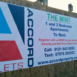 large format banner