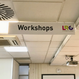 education signage large format printing